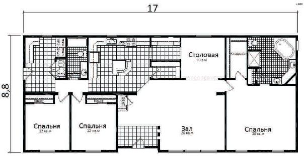 Проекты быстроводводимых недорогих домов по американской технологии